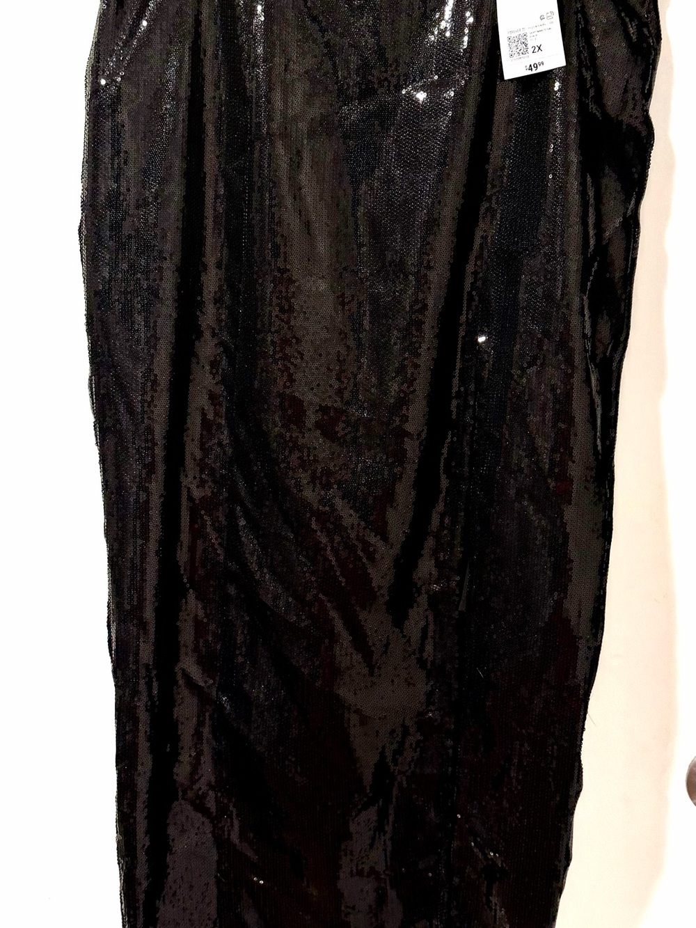 Forever 21 Black Sequin Maxi Skirt